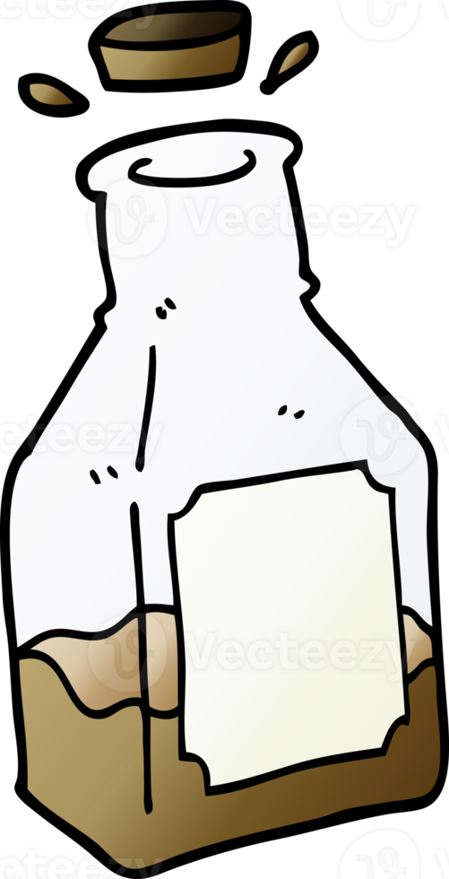 cartoon doodle drink in decanter png