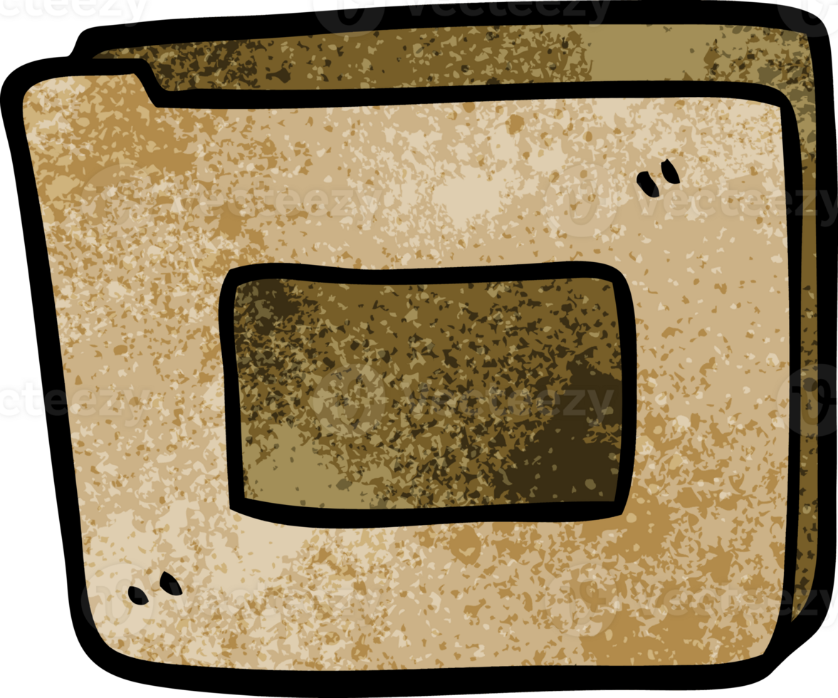 cartoon doodle paper file png