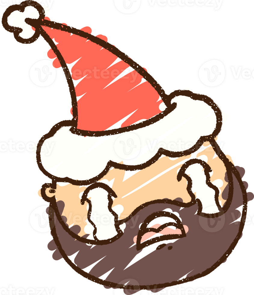 Christmas Man Chalk Drawing png