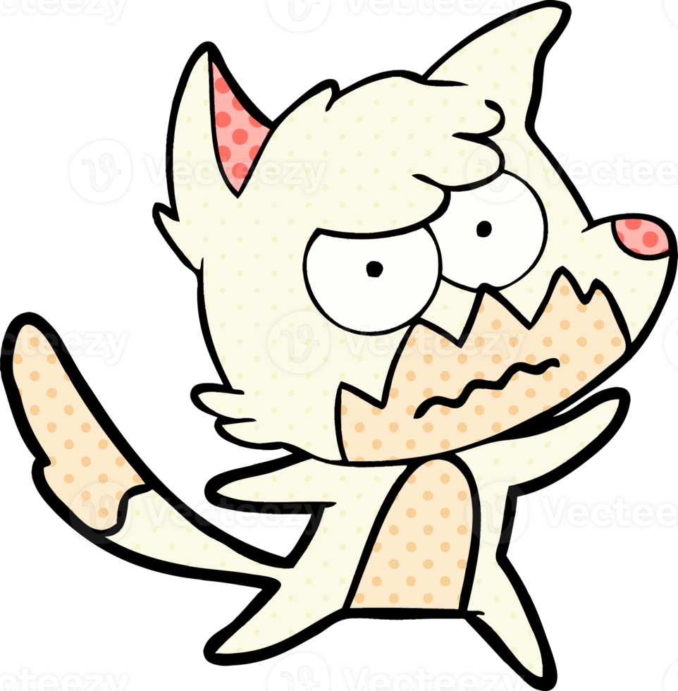 cartoon annoyed fox png