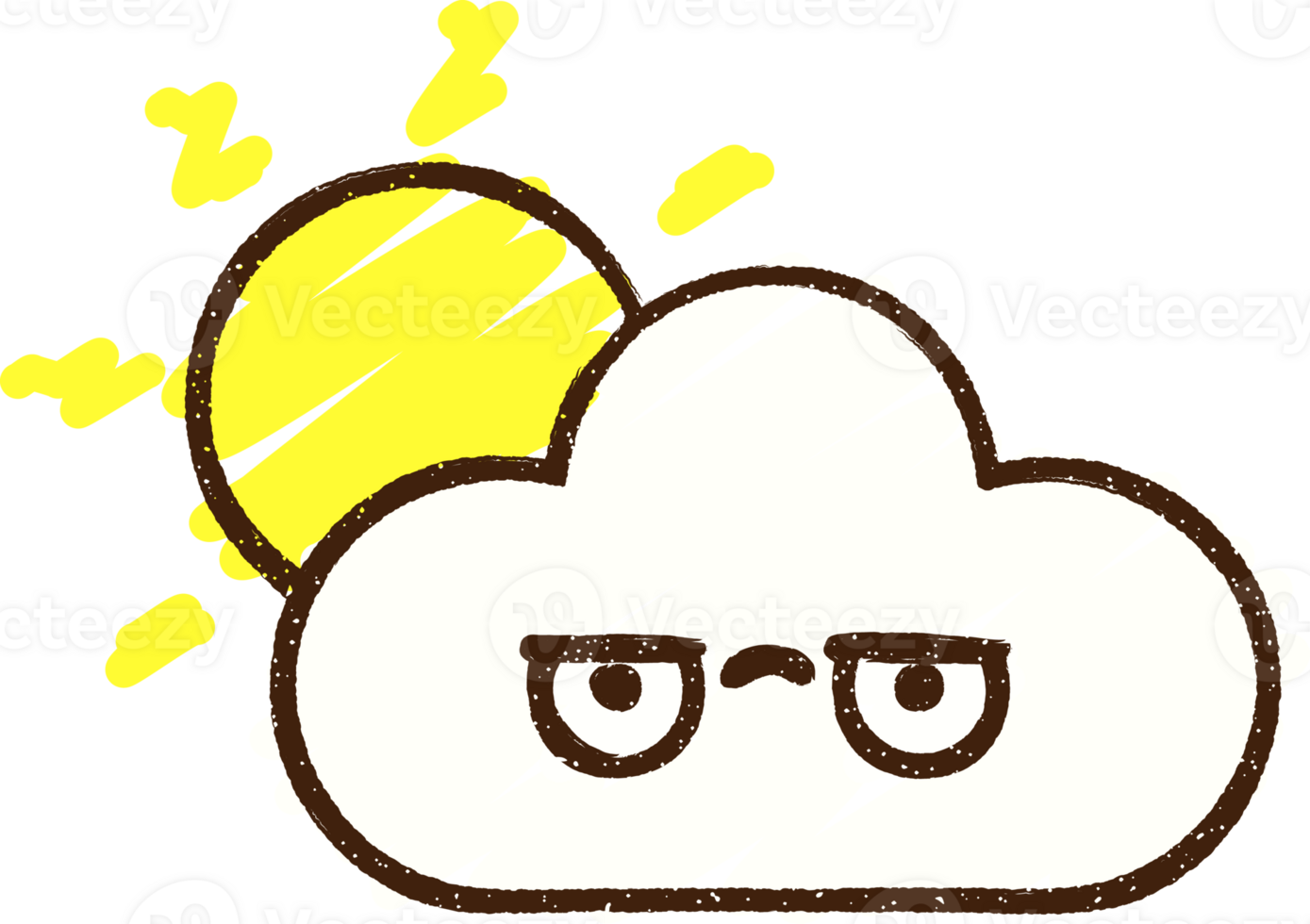 Cloud Chalk Drawing png