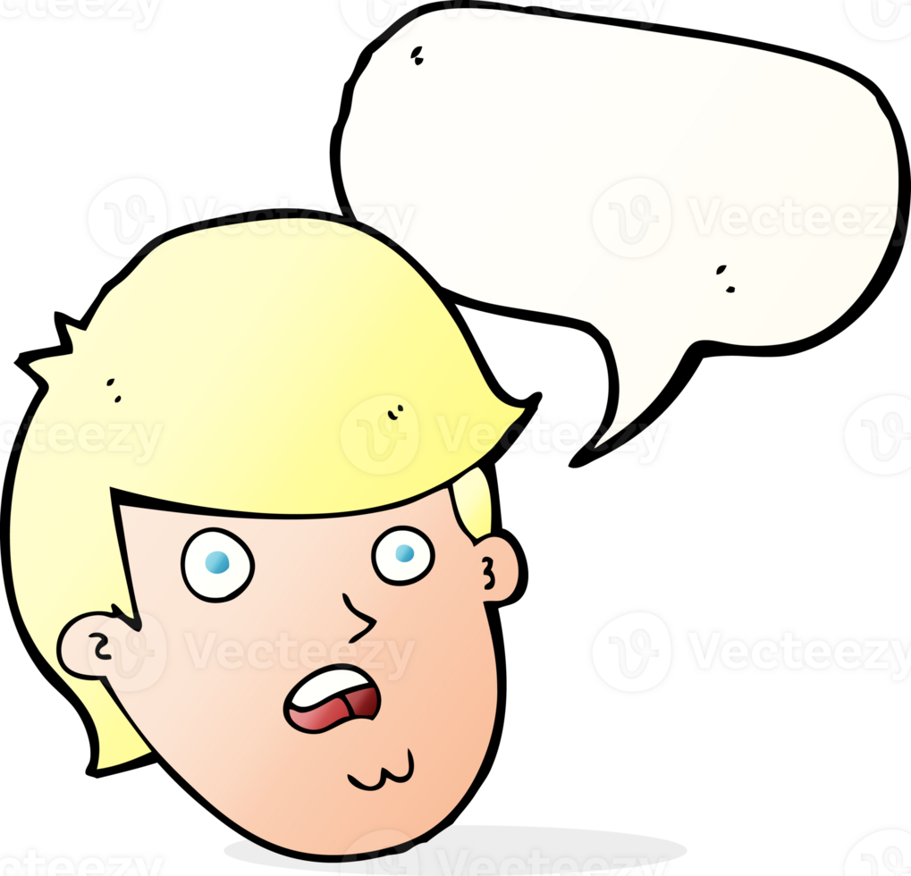cartoon man with big chin with speech bubble png