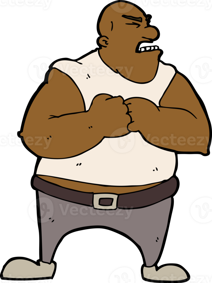 cartoon violent man png