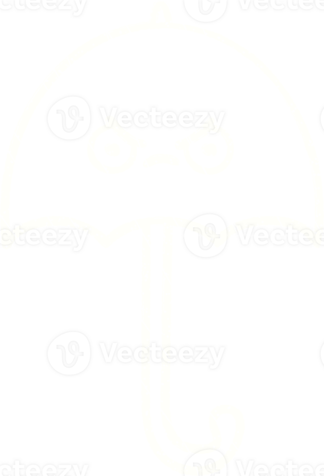 Angry Umbrella Chalk Drawing png
