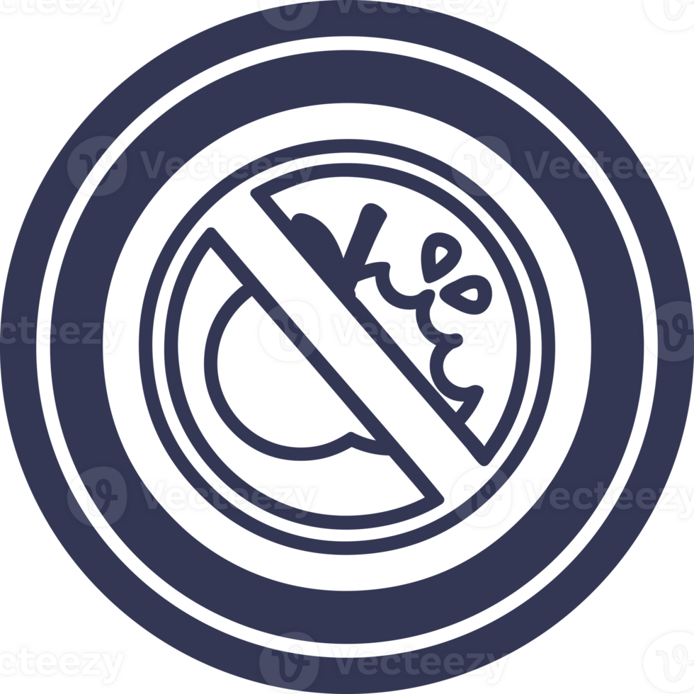 no healthy food circular icon png