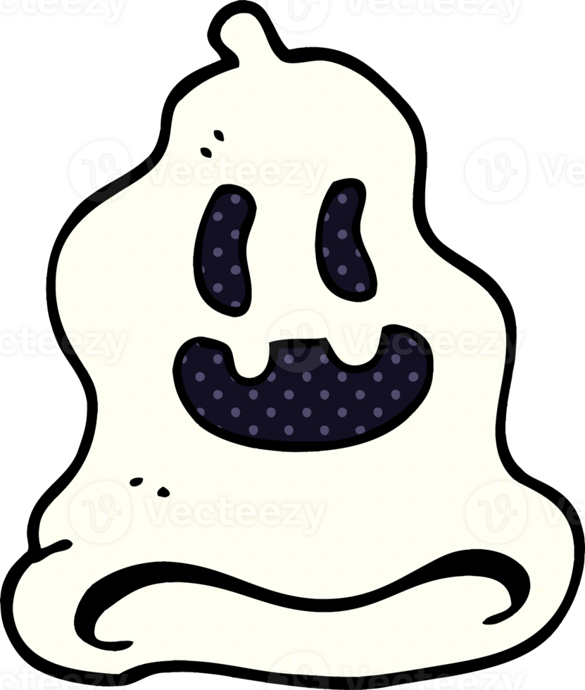 cartoon doodle spooky ghost png