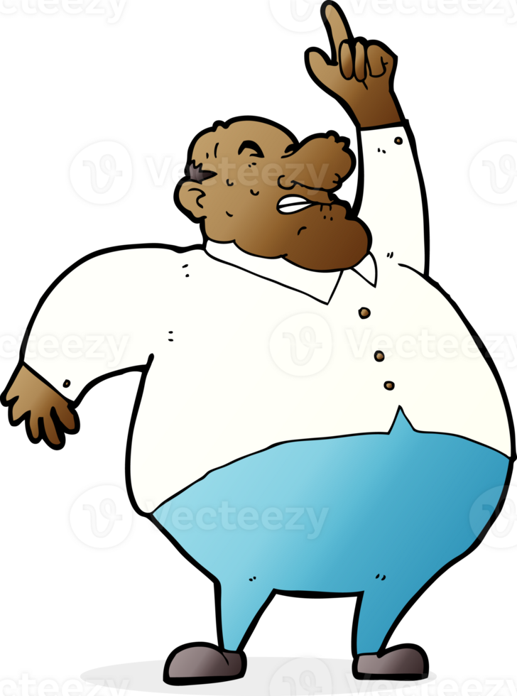 cartoon big fat boss png