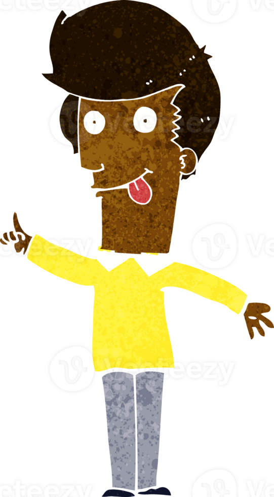 cartoon funny man with idea png