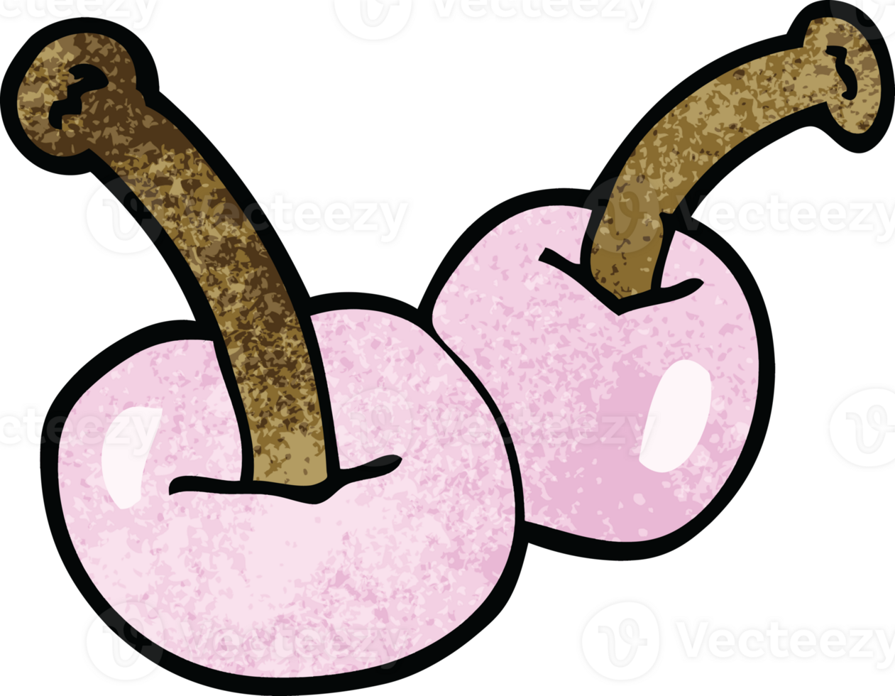 cartoon doodle cherry png