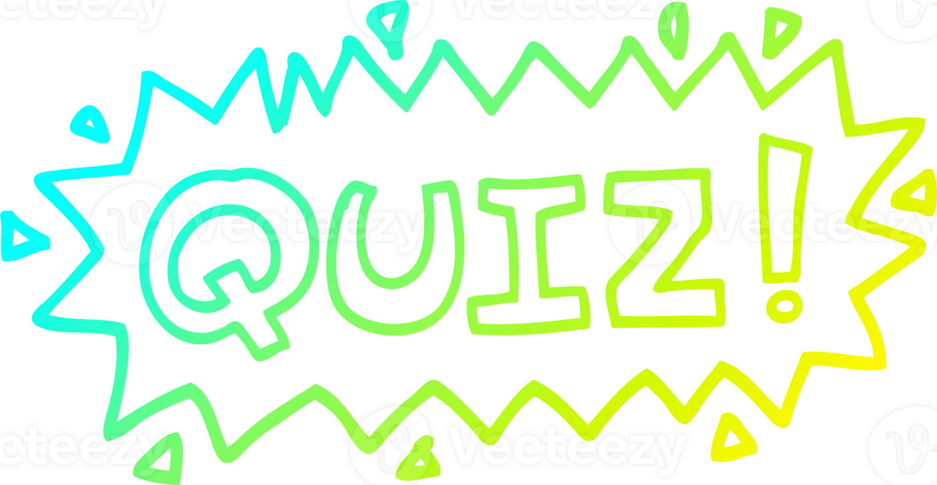 cold gradient line drawing cartoon quiz symbol png