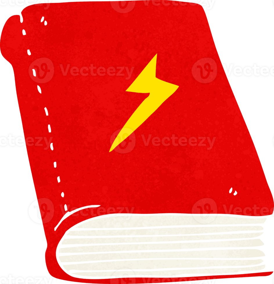 cartoon magic spell book png