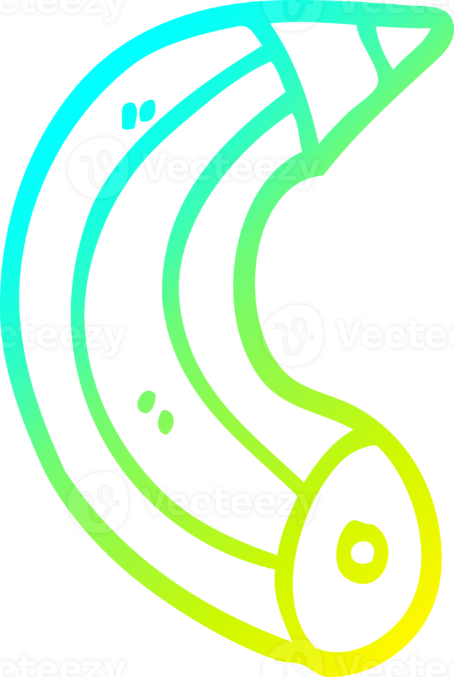 cold gradient line drawing cartoon pencil png
