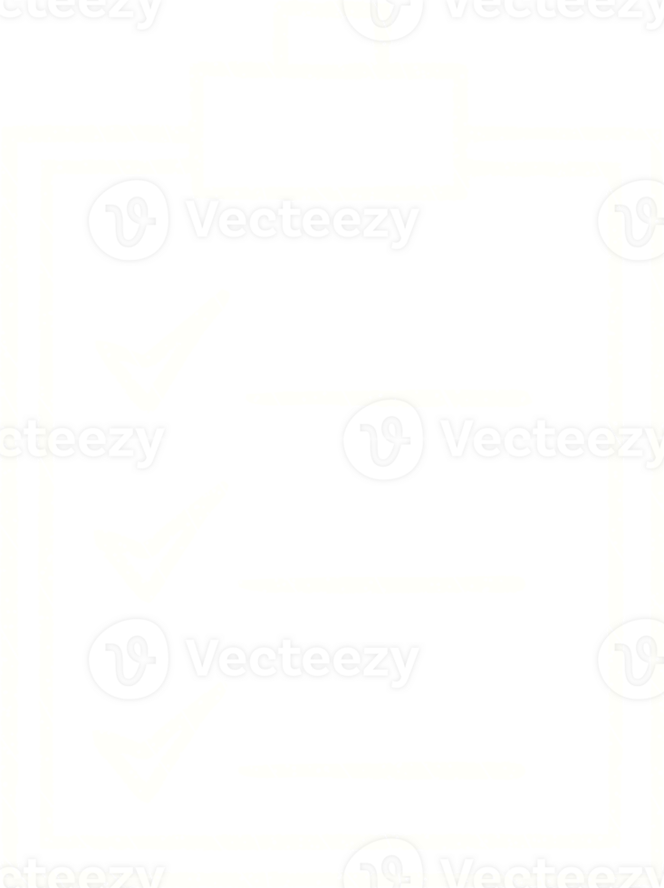 Tick List Chalk Drawing png