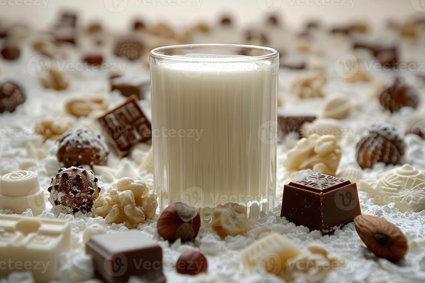 fresh glass of milk professional advertising food photography photo