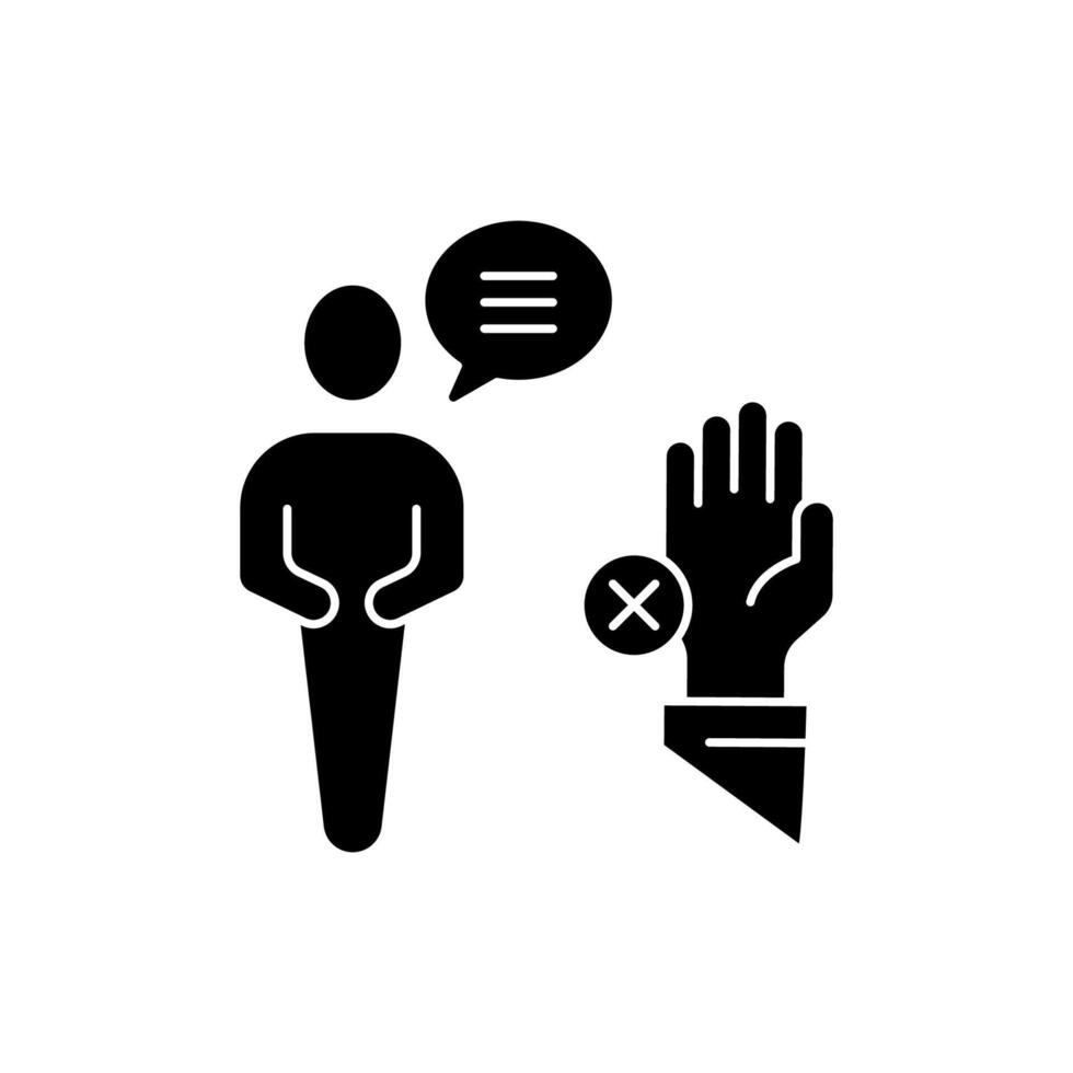 protesting concept line icon. Simple element illustration. protesting concept outline symbol design. vector