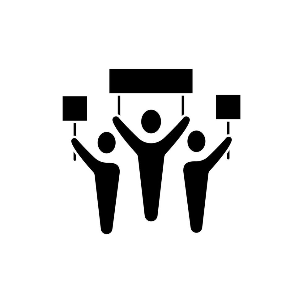 demonstration concept line icon. Simple element illustration. demonstration concept outline symbol design. vector