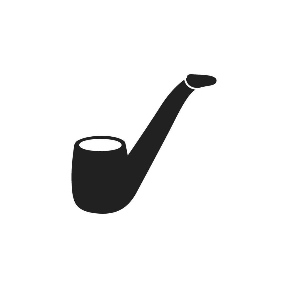 Smoking pipe icon. Smoking illustration sign. Tobacco symbol or logo. vector