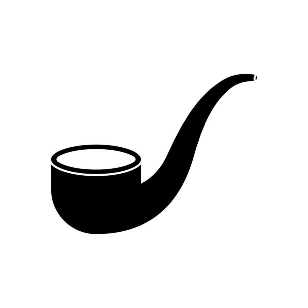 Smoking pipe icon. Smoking illustration sign. Tobacco symbol or logo. vector