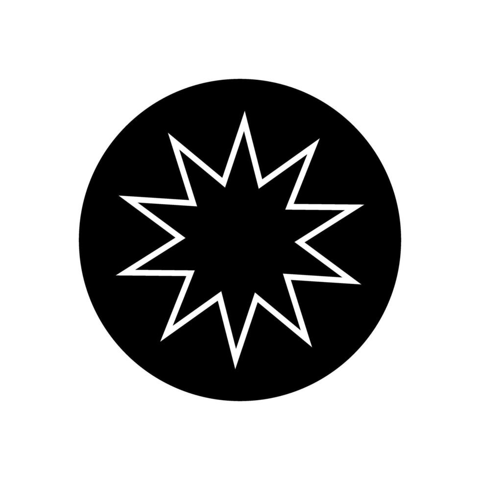 rayos de sol icono . estrella ilustración signo. precio etiqueta símbolo. vector