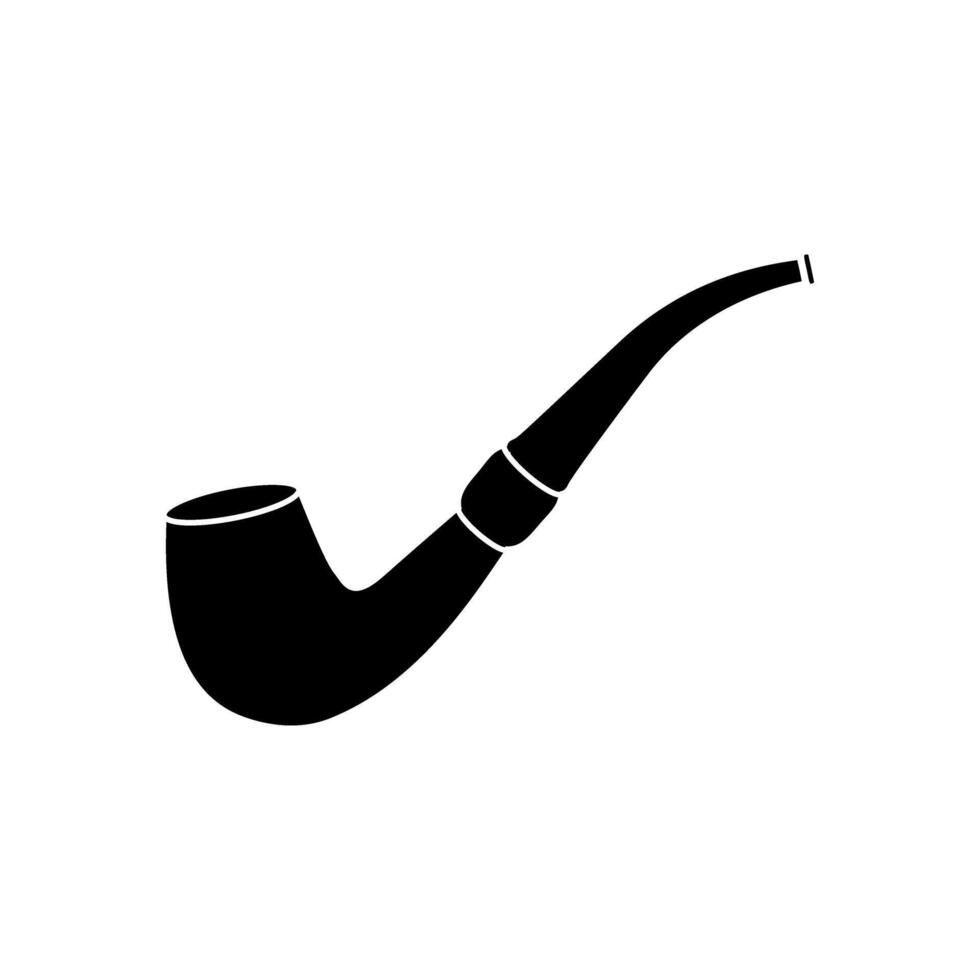 Smoking pipe icon. Smoking illustration sign. Tobacco symbol or logo. vector