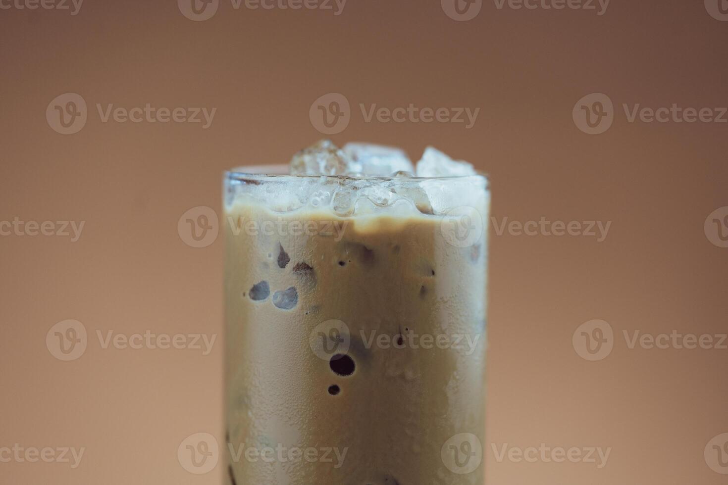 Iced mocha coffee photo