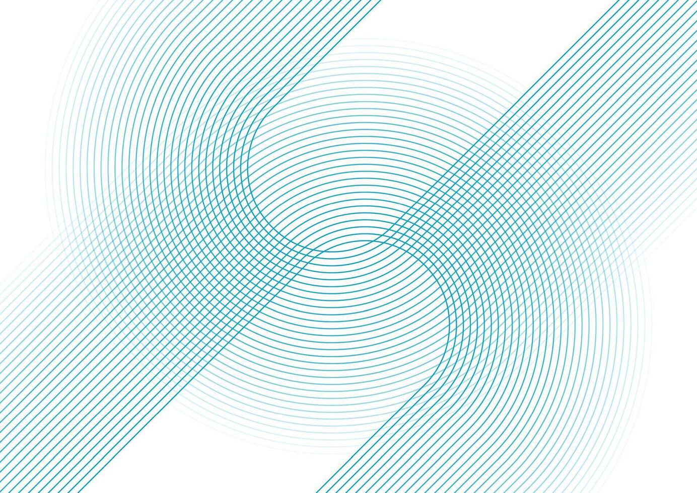Blue linear pattern abstract geometric background vector