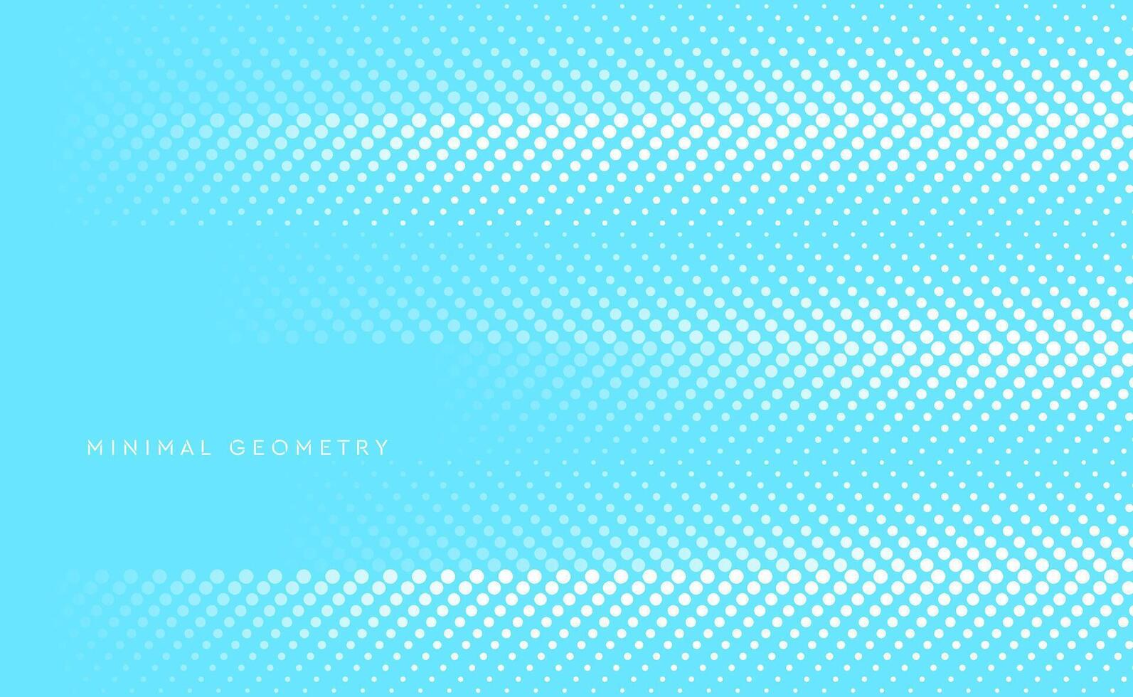 Abstract blue dotted pattern geometric background vector