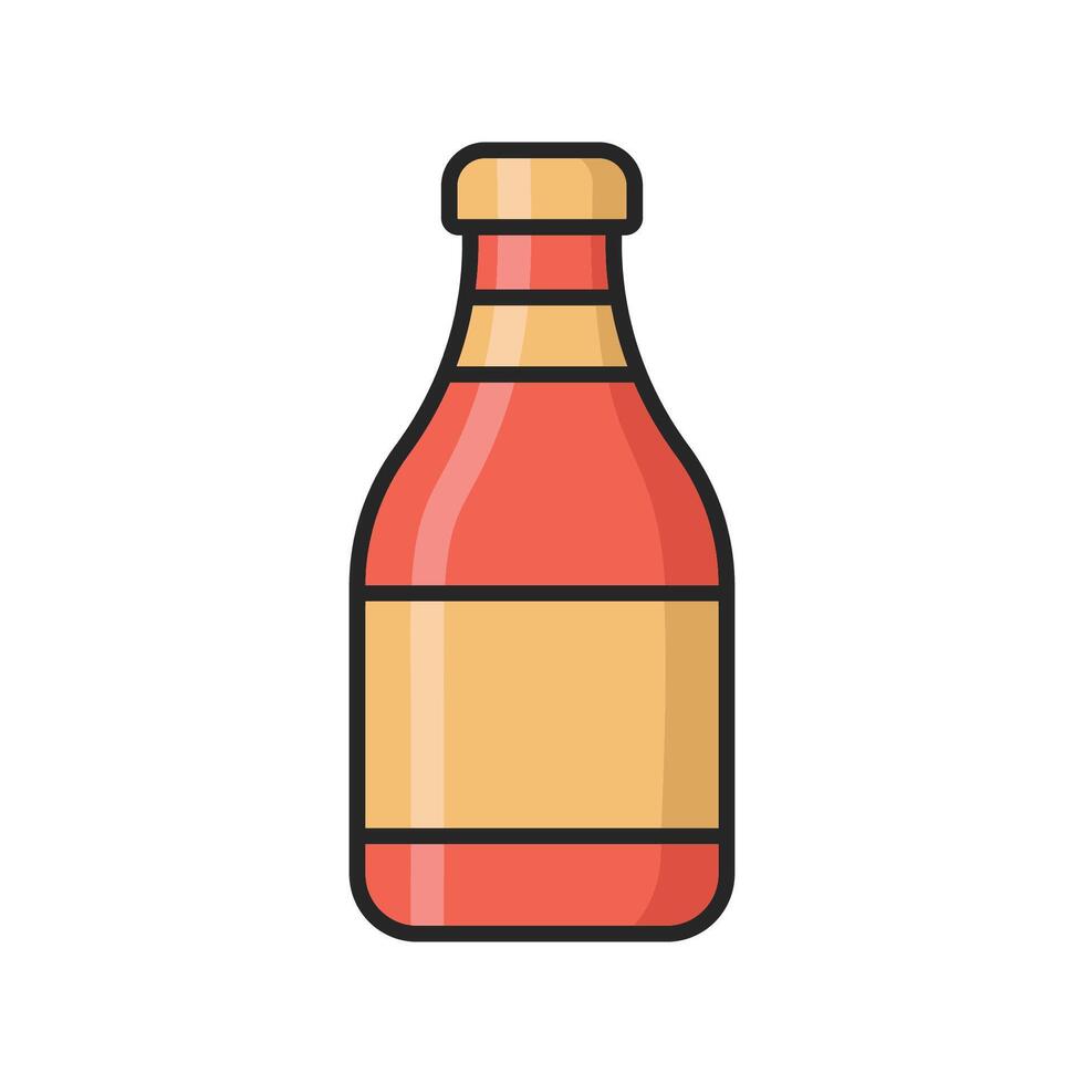 ketchup icon design template simple and clean vector