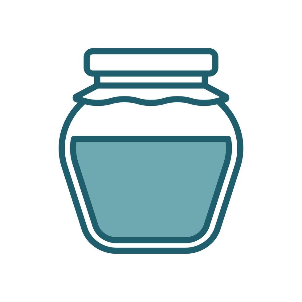 jam jar icon design template simple and clean vector