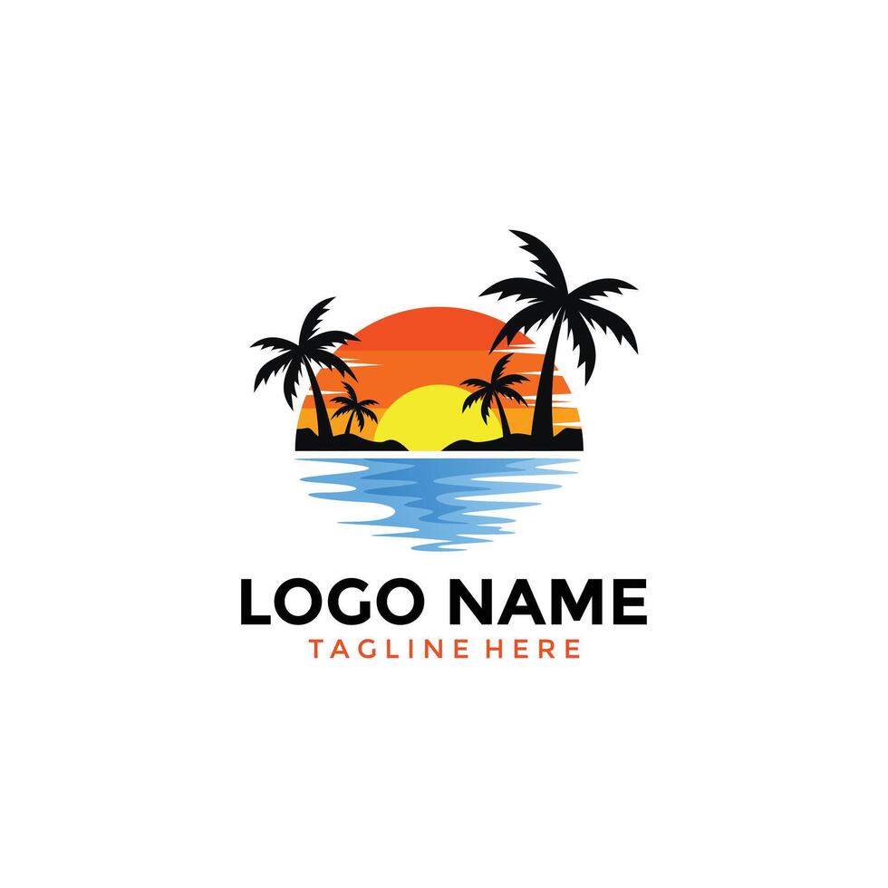 Traveling Logo Design Template 1 vector