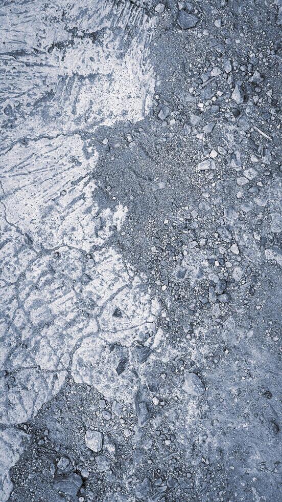 Outdoor background looks alike moon surface in grey photo