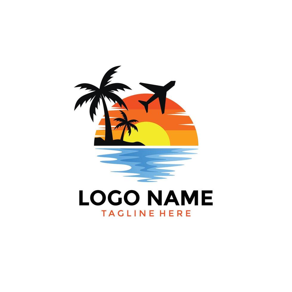 Traveling Logo Design Template 4 vector