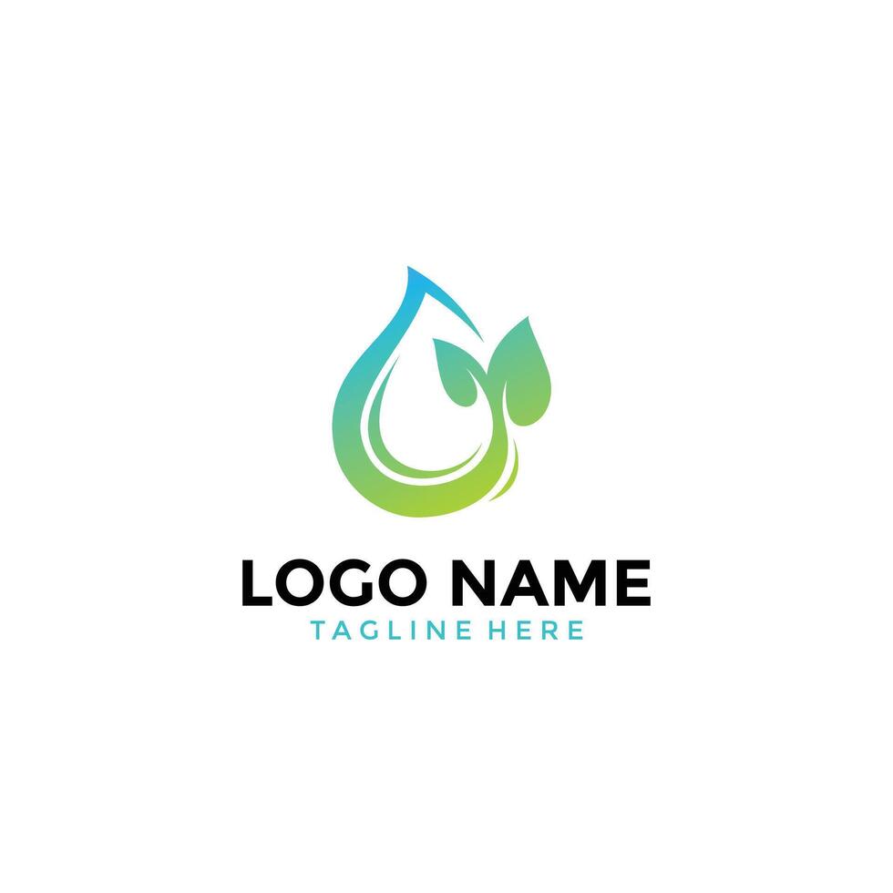 Leaf Oil Logo Designs Template vector