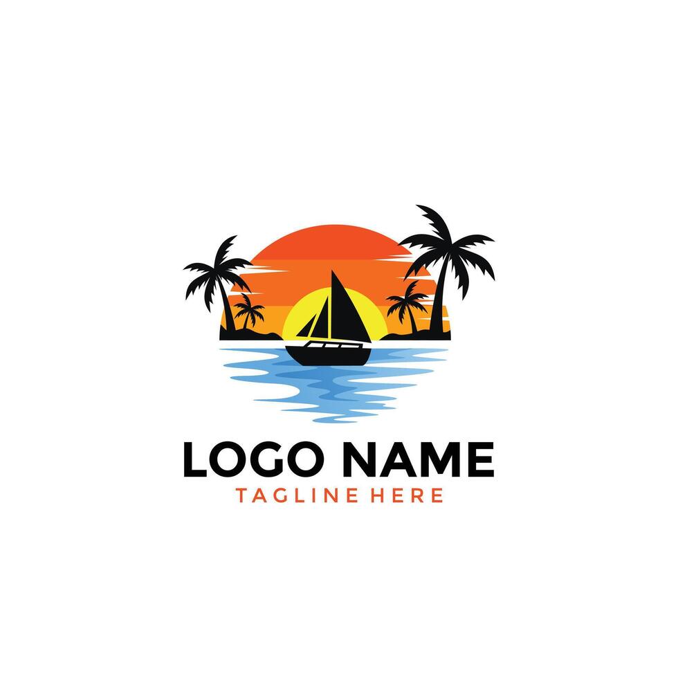 Traveling Logo Design Template 5 vector