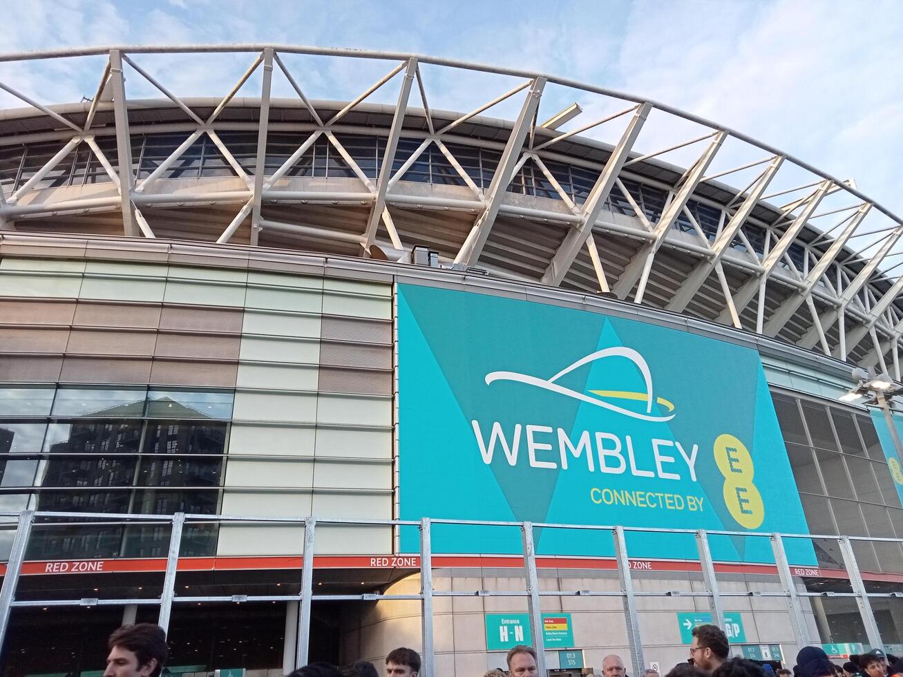 London 04 20 2024 Wembley Stadium Sports and Concerts Venue. High quality photo
