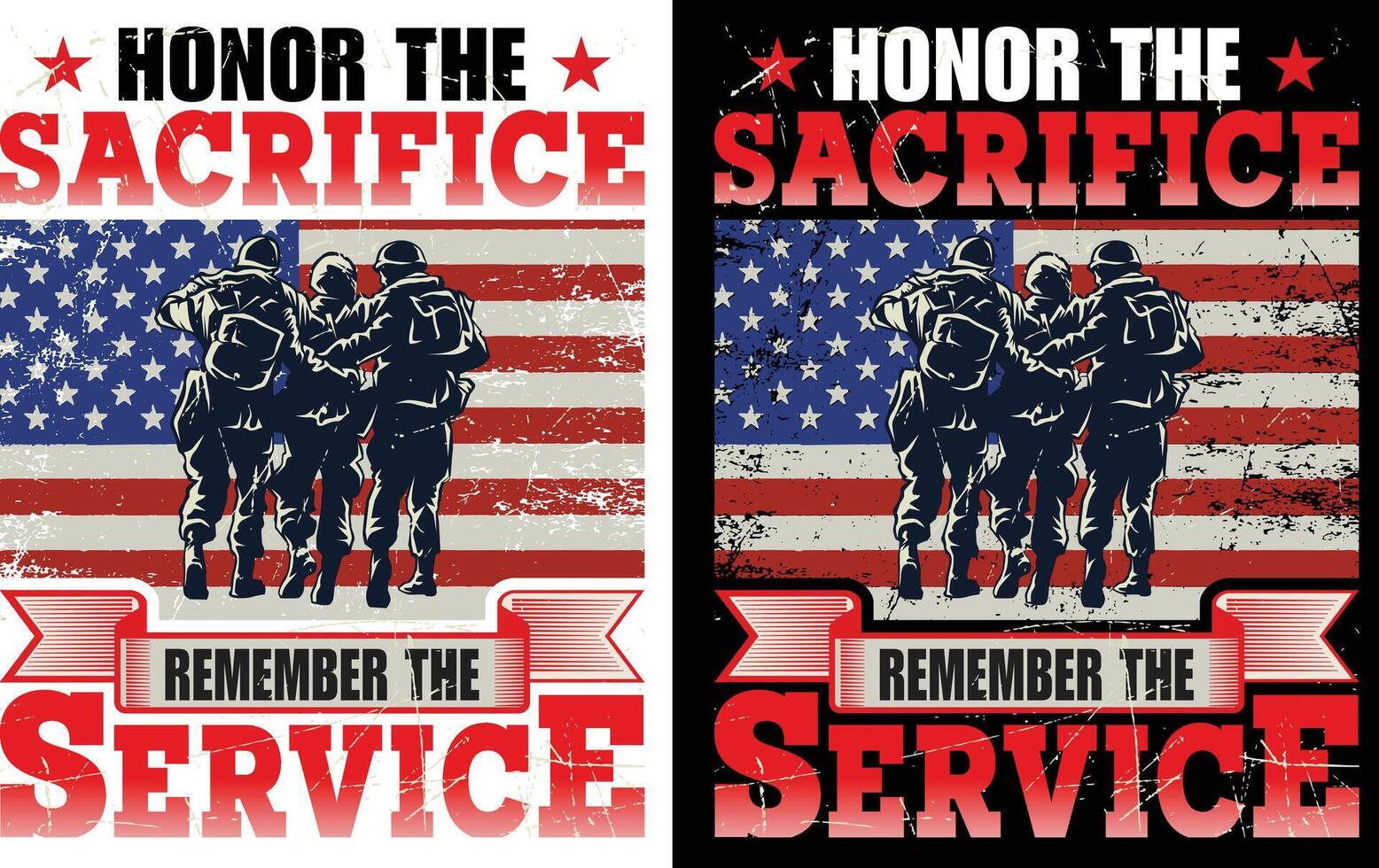 Veteran T-Shirt Design vector