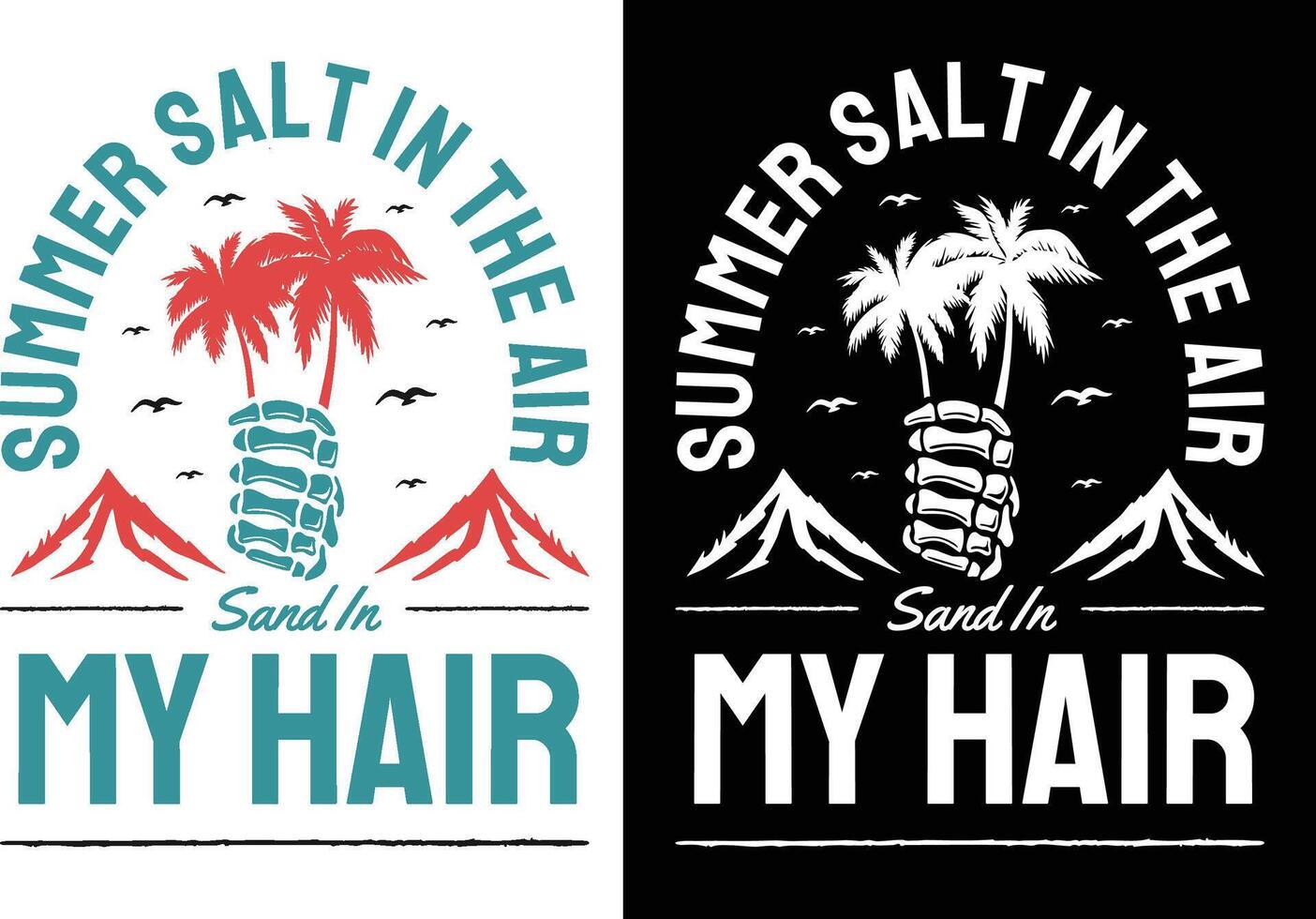 Summer T-Shirt design vector