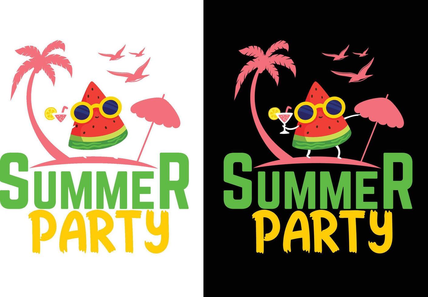 Summer T-Shirt design vector