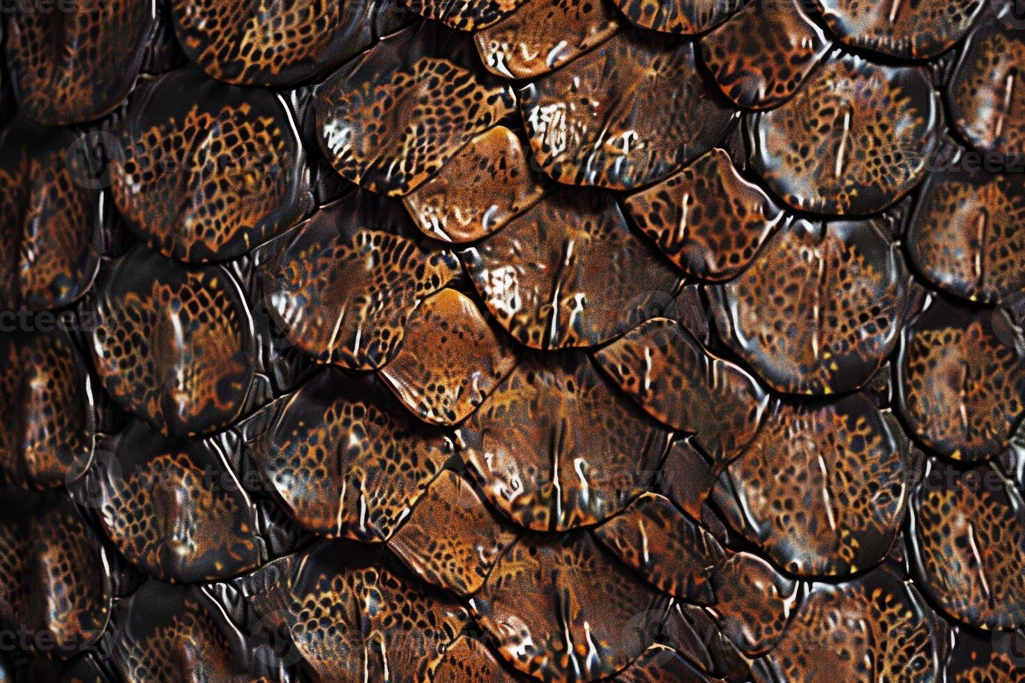 Background with texture of a snakeskin photo