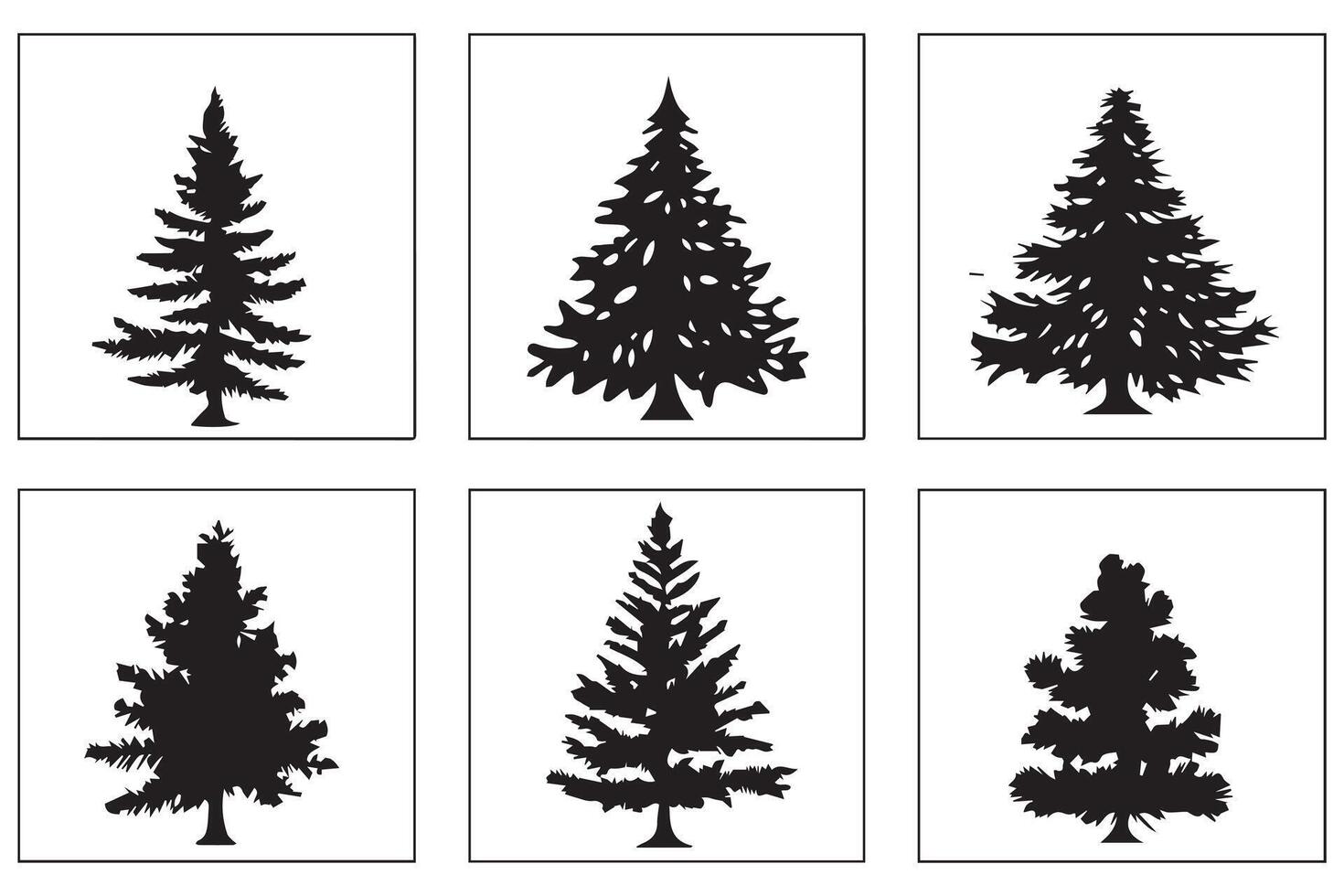 Christmas Tree Bundle vector