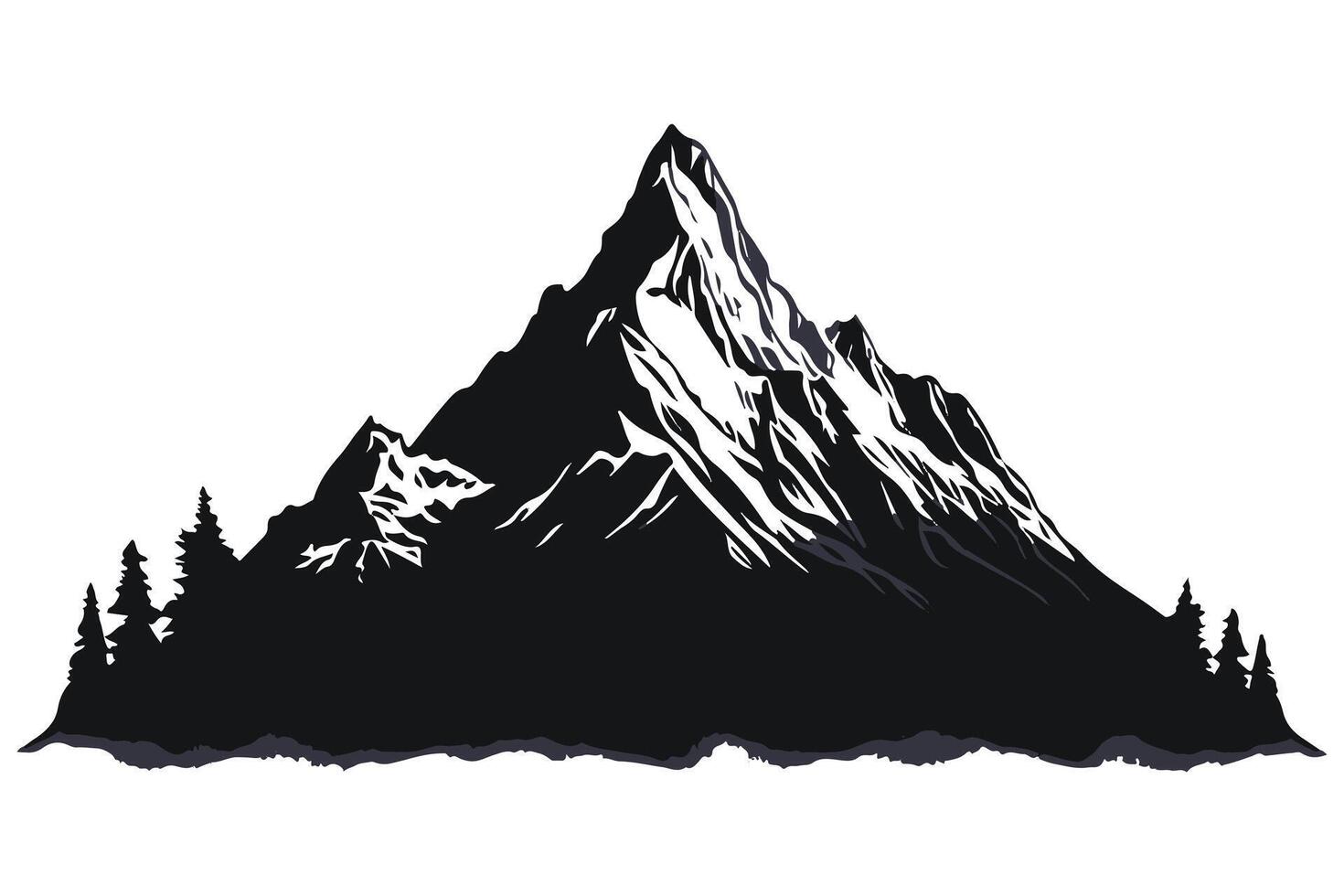 Mountain Silhouette design vector