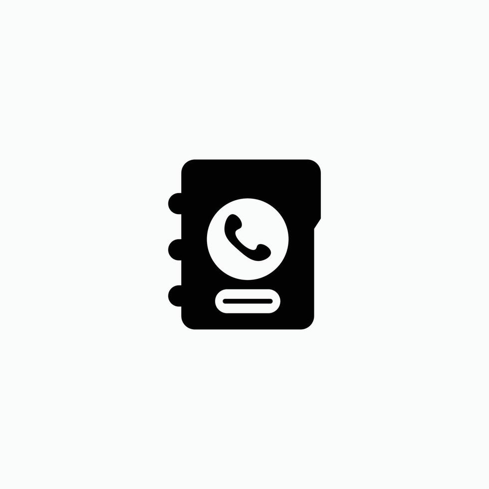 phonebook Contact Directory icon vector