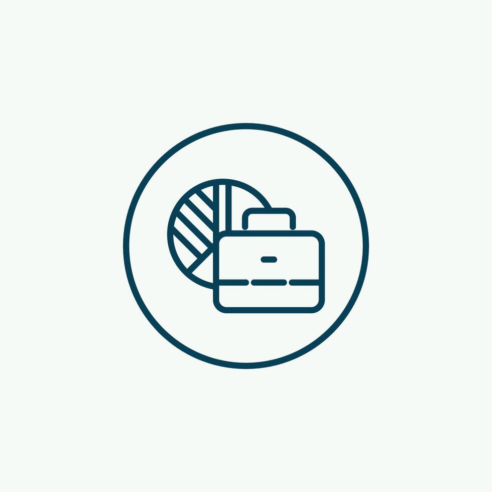Comprehensive Portfolio Icon vector