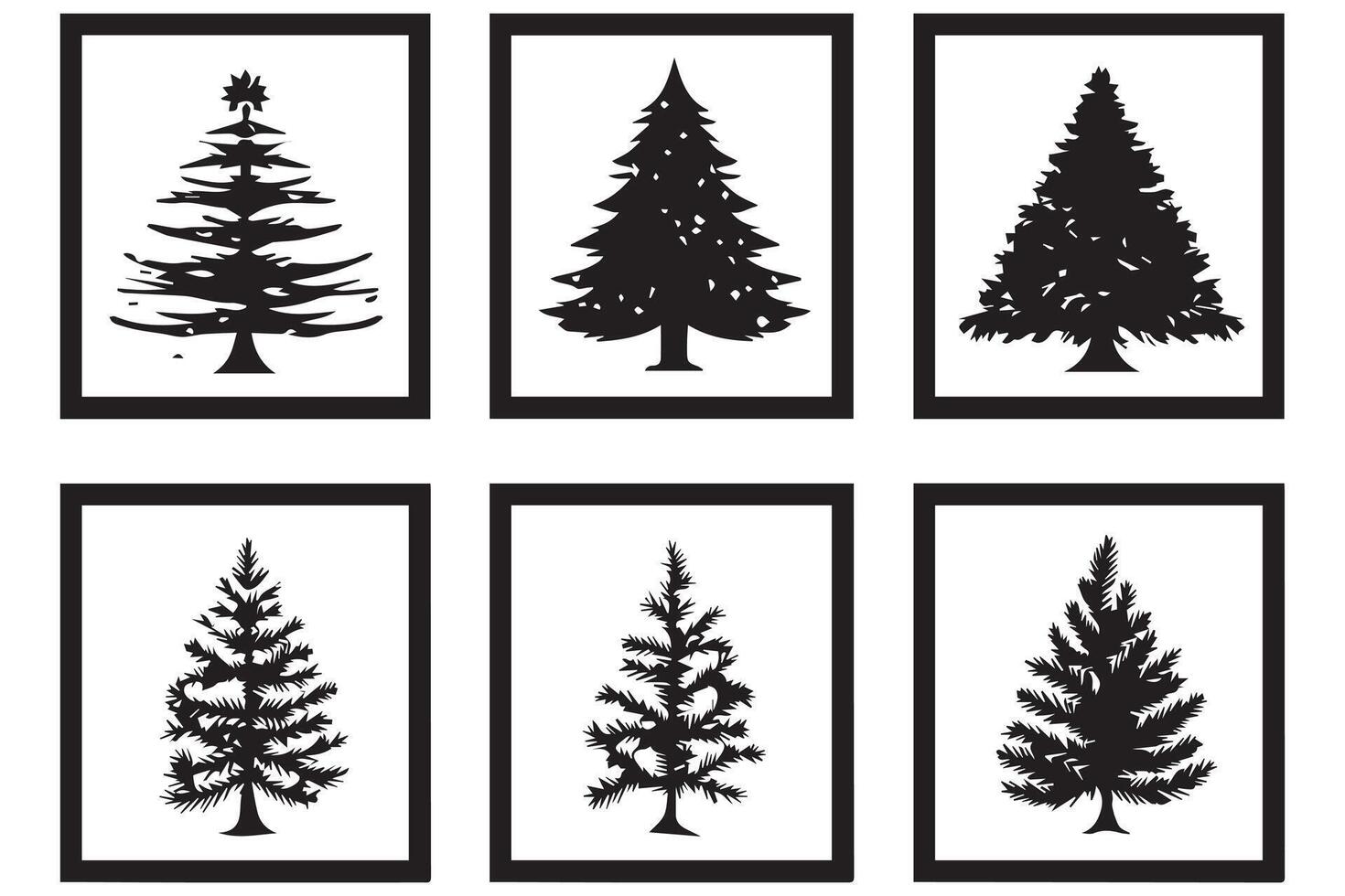 Christmas Tree Bundle vector