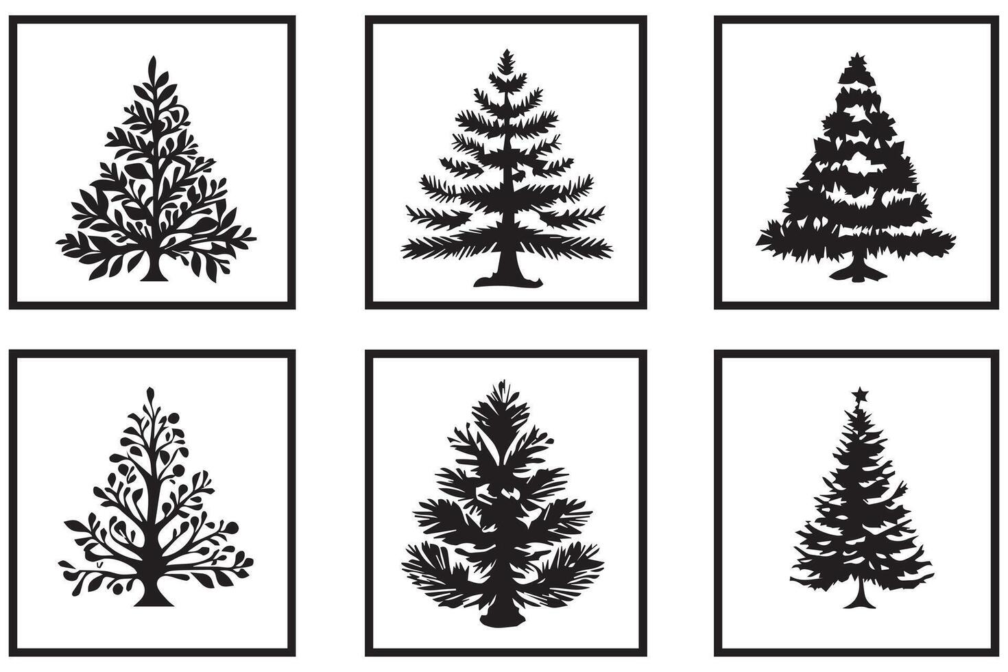 Christmas Tree Bundle vector