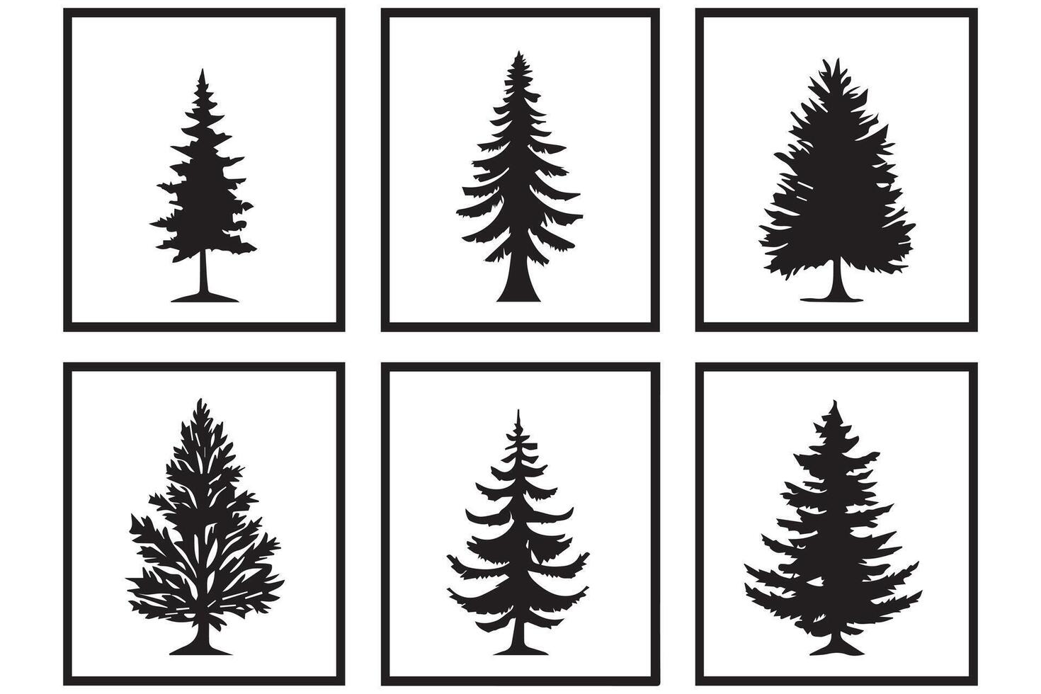 Christmas Tree Bundle vector