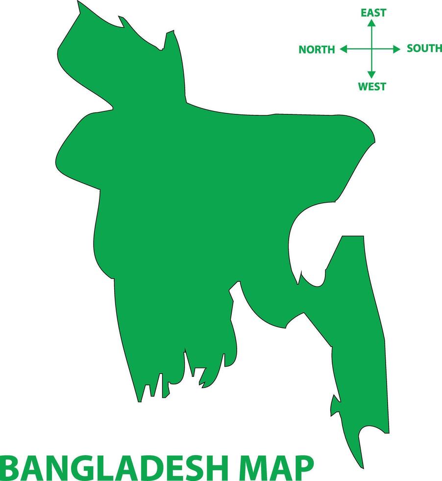 Bangladesh Map Location vector