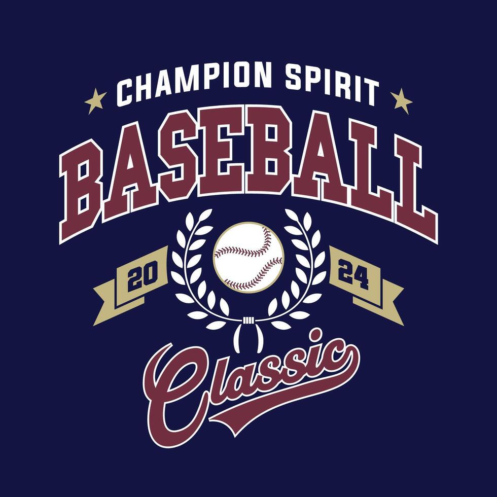 Baseball vintage style design, perfect for t shirt design vector