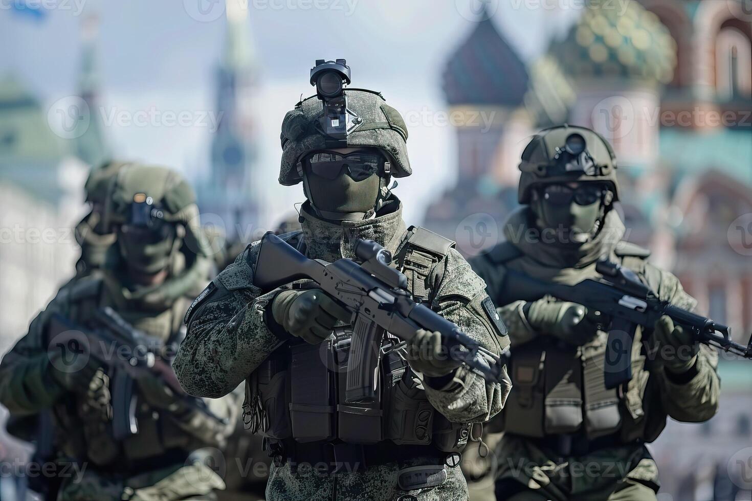Russian special forces parade. photo