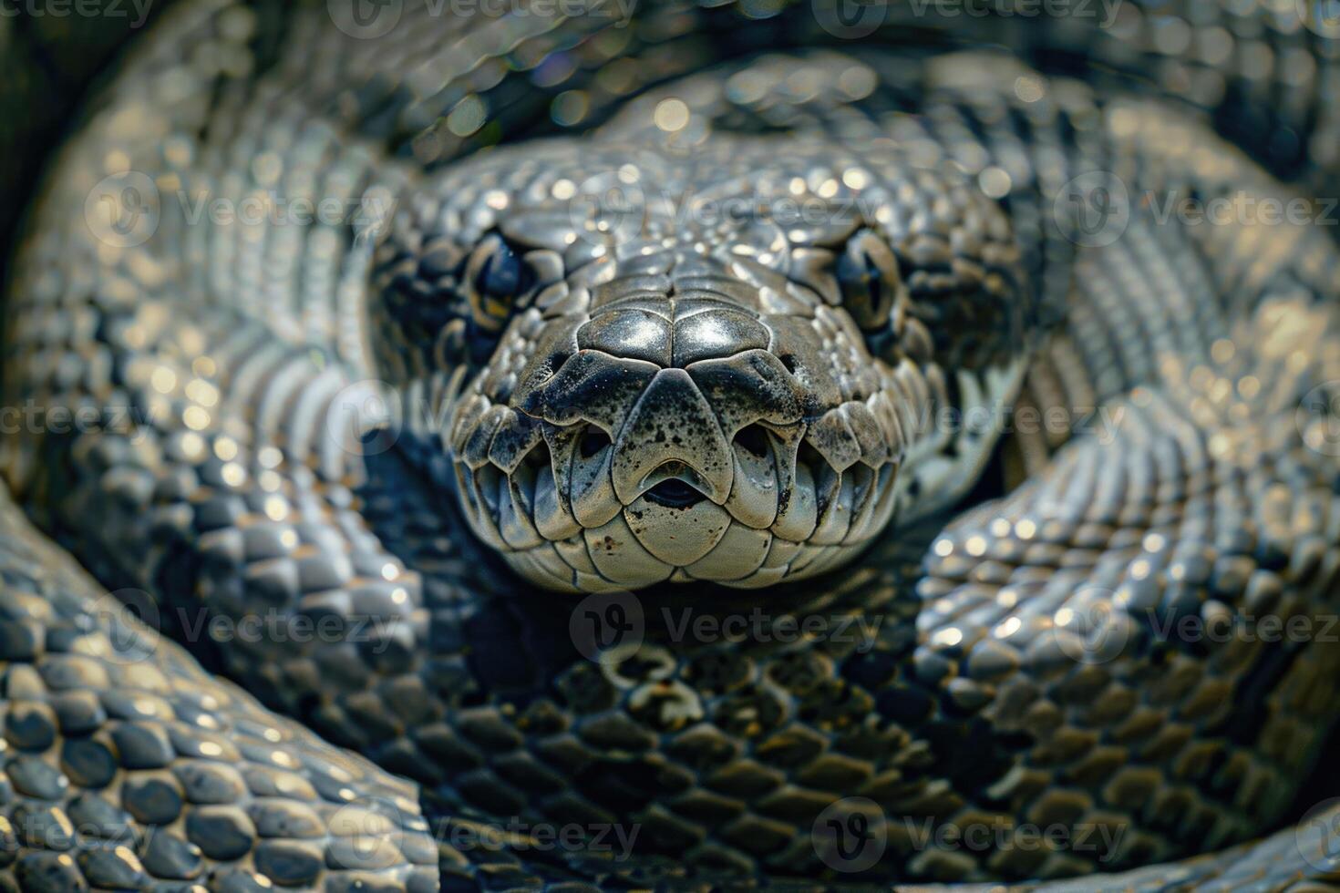 Snake skin reptile photo